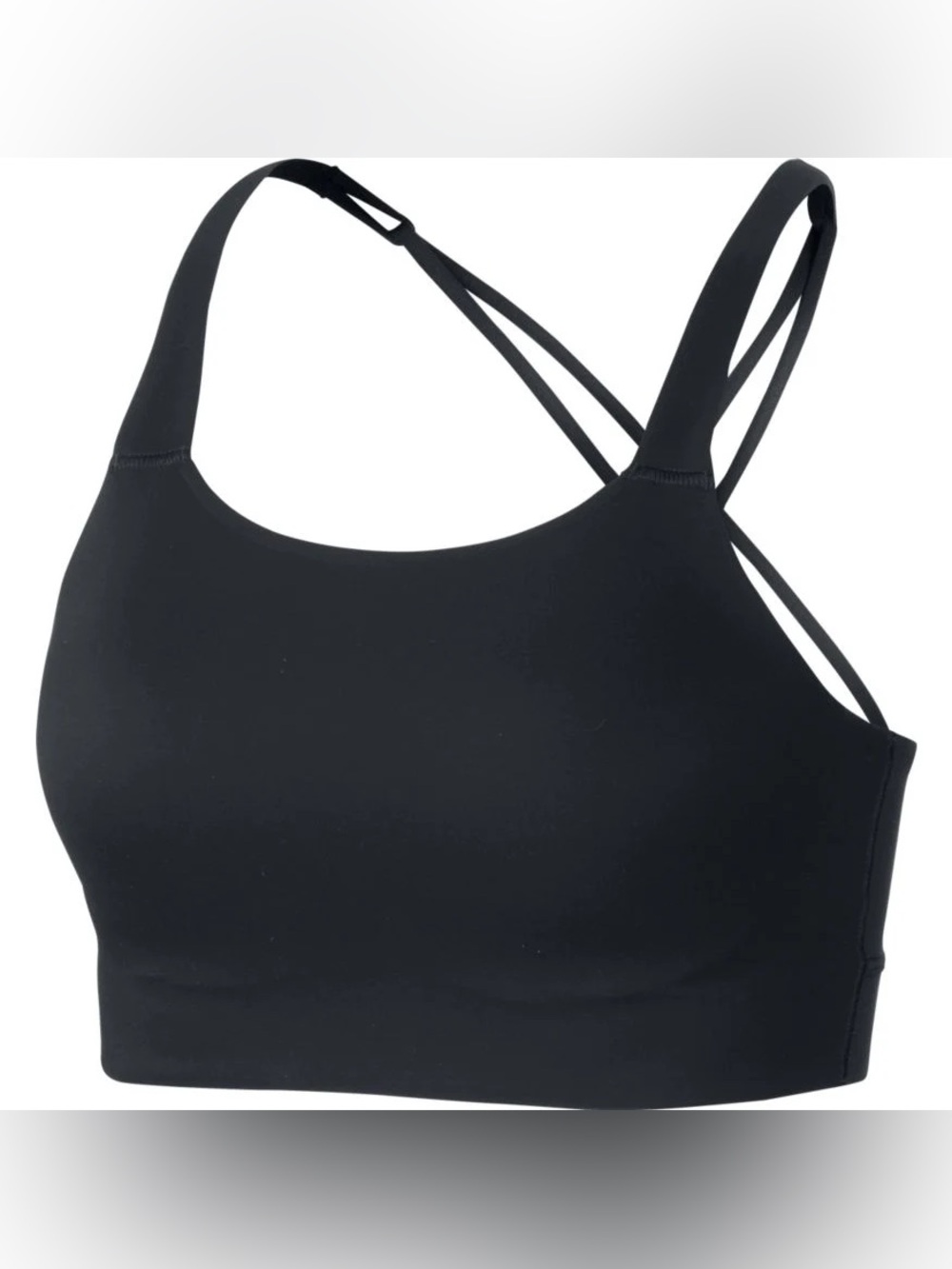 Nike Swoosh Luxe Black Sports Bra